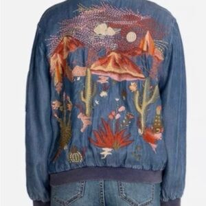 Johnny Was Yucca Bomber Jacket